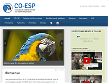 Tablet Screenshot of co-esp.com